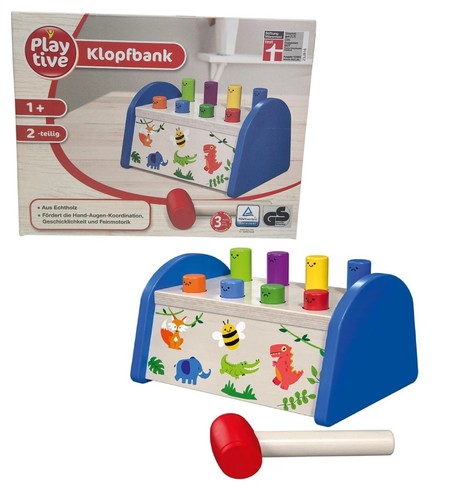 Klopfbank holz hammer - ,