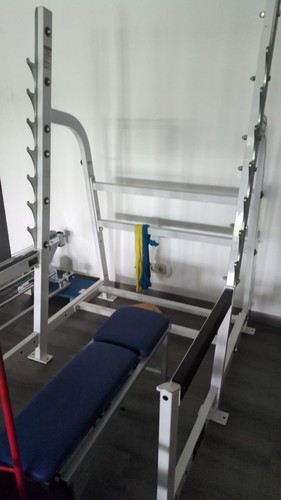 Hammer strength squad rack - hammer, +