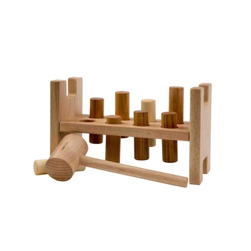 Holz klopfbank hammerspiel - holz,